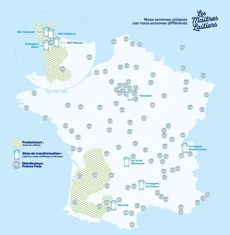 Implantation Maîtres Laitiers