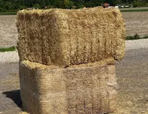 Botte cubique de Paille 3D Alda