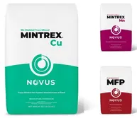 Le nouveau logo Novus et la nouvelle identité visuelle pour l'emballage des produits.